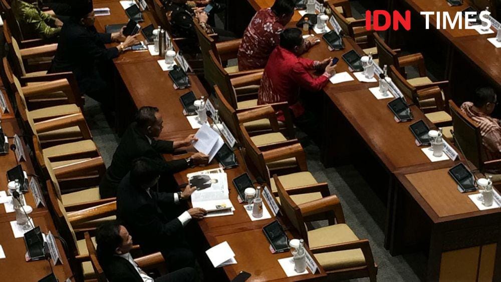 Rapat Paripurna pidato pembukaan masa persidangan II tahun sidang 2019-2020, Jakarta, Senin (13/1). (IDN Times/Irfan Fathurohman)