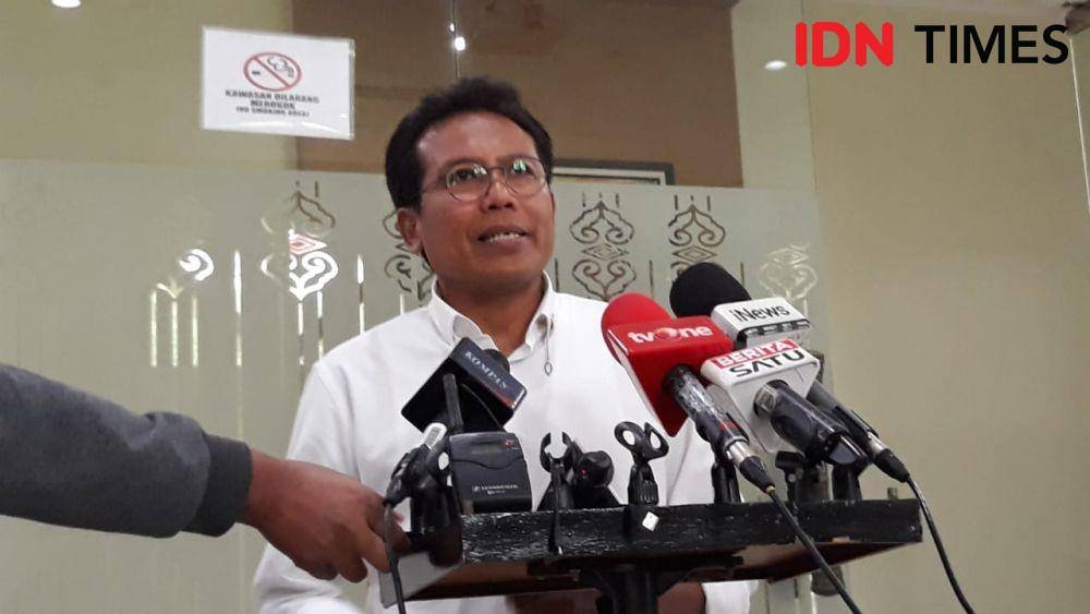 Juru Bicara Presiden Jokowi, Fadjroel Rachman, di Kompleks Istana Negara, Jakarta Pusat, Senin 13 Januari 2020 (IDN Times/Teatrika Handiko Putri)