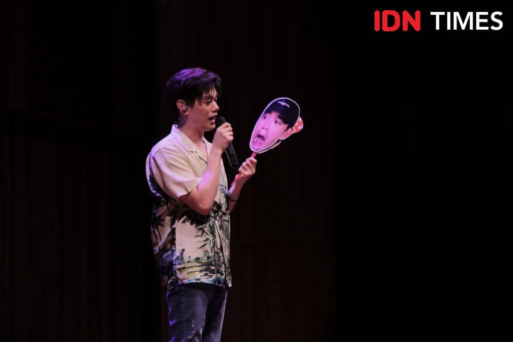 Eric Nam dalam We Begin Asia Tour 2020 di Jakarta. 13 Januari 2020. IDN Times/Nadia Umara