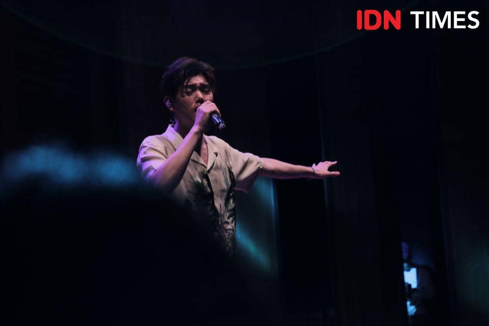 Eric Nam dalam We Begin Asia Tour 2020 di Jakarta. 13 Januari 2020. IDN Times/Nadia Umara