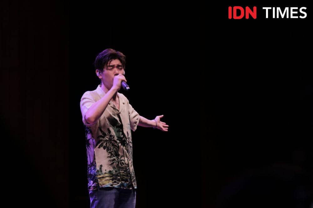 Eric Nam dalam We Begin Asia Tour 2020 di Jakarta. 13 Januari 2020. IDN Times/Nadia Umara