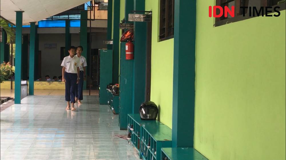 Suasana ruang kelas SMP IT Nur Hidayah Solo. (IDN Times/Larasati Rey)