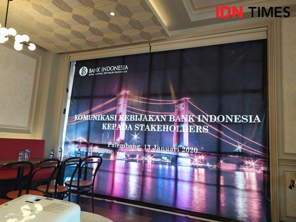 Suasana seminar kebijakan Bank Indonesia membahas ekonomi Sumsel di Lyane Kafe, Senin (13/1) (IDN Times/Feny Maulia Agustin)