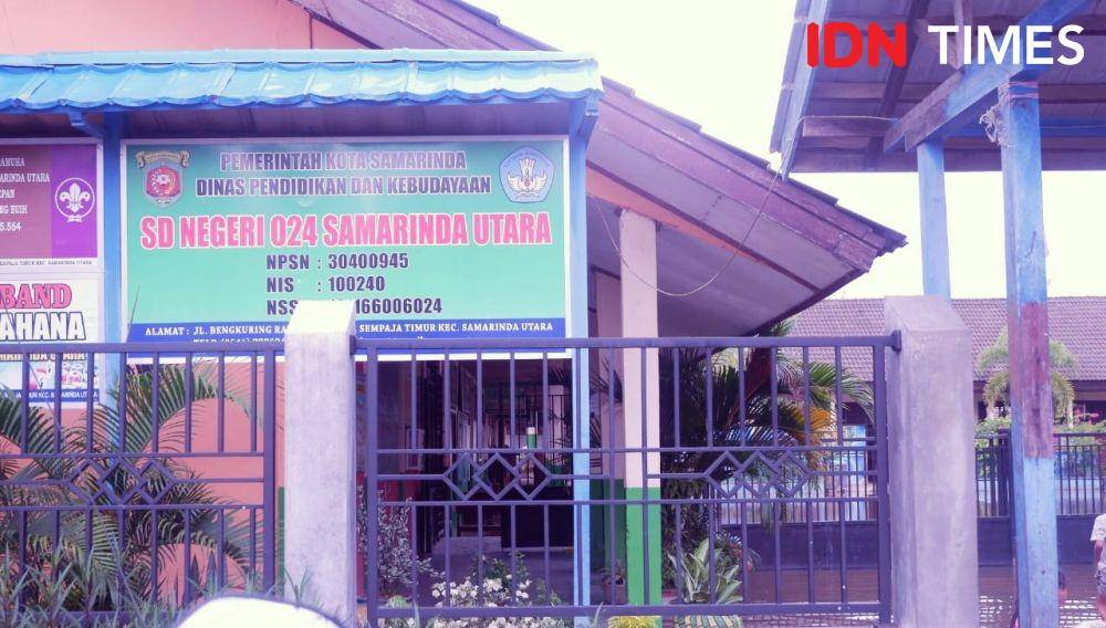 SD 024 Samarinda Utara yang terdampak banjir (IDN Times/Yuda Almerio)