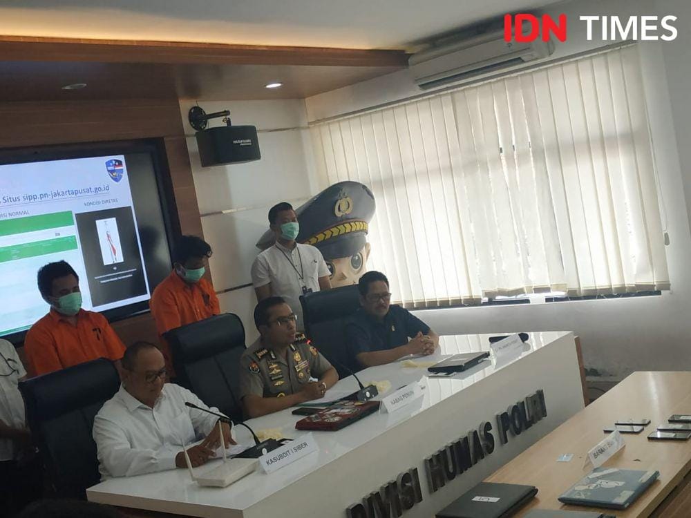 Konpers Peretasan Website PN Jakpus (IDN Times/Axel Jo Harianja)