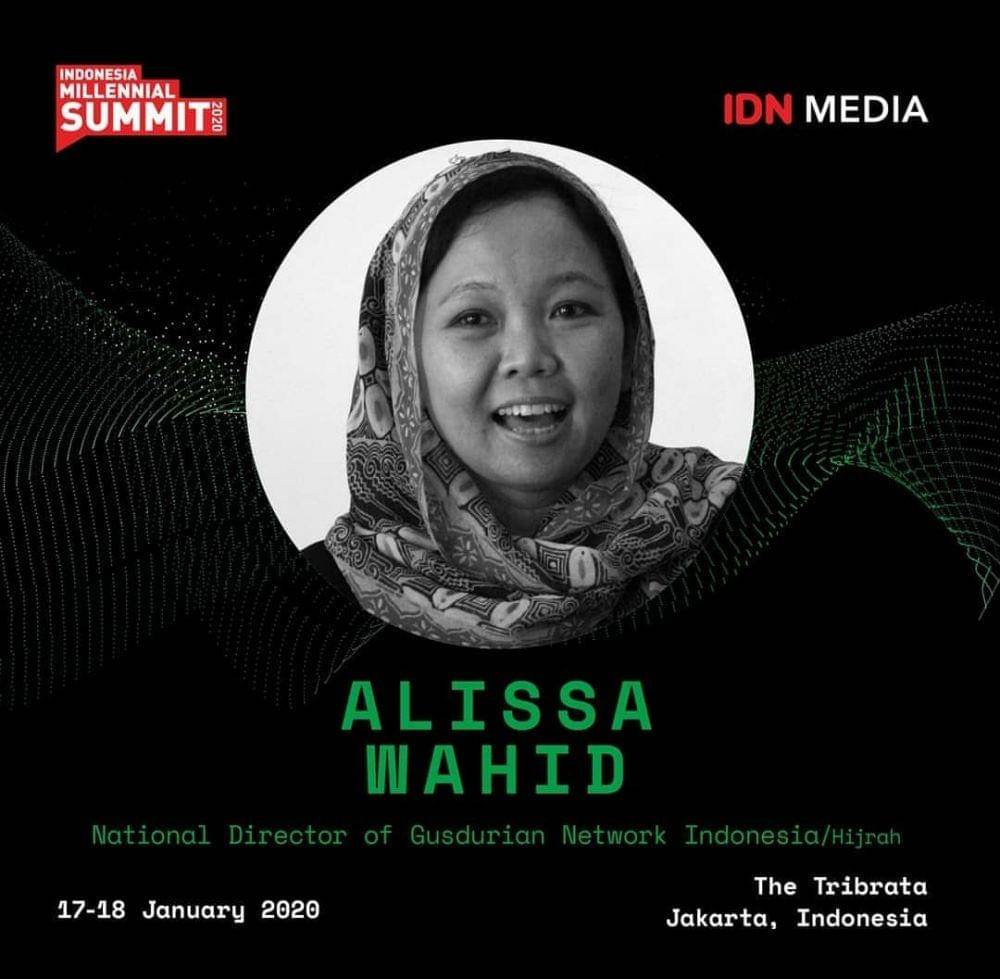 Alissa Wahid (Instagram @indonesia.millennial.summit)