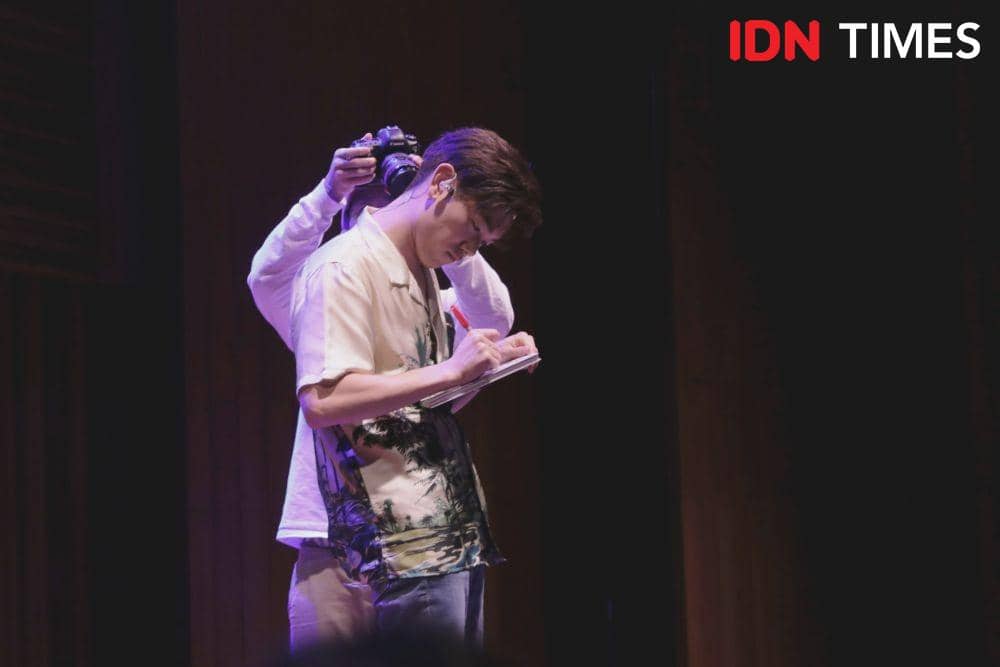 Eric Nam dalam We Begin Asia Tour 2020 di Jakarta. 13 Januari 2020. IDN Times/Nadia Umara