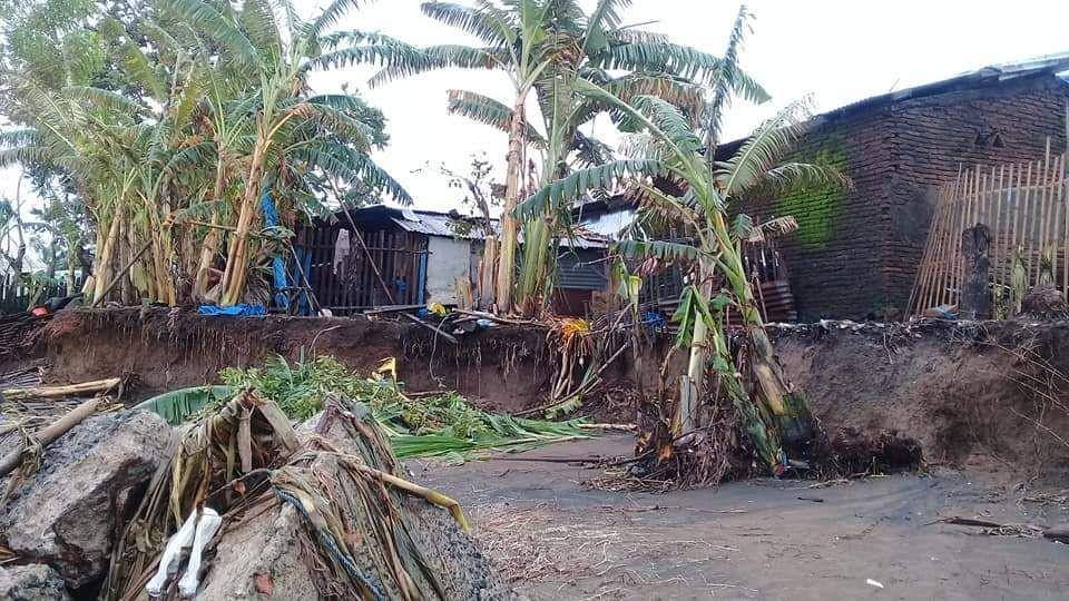Wilayah terdampak abrasi di Desa Sampulungan, Kecamatan, Galesong Utara, Kabupaten Takalar / Sekdes Sampulungan