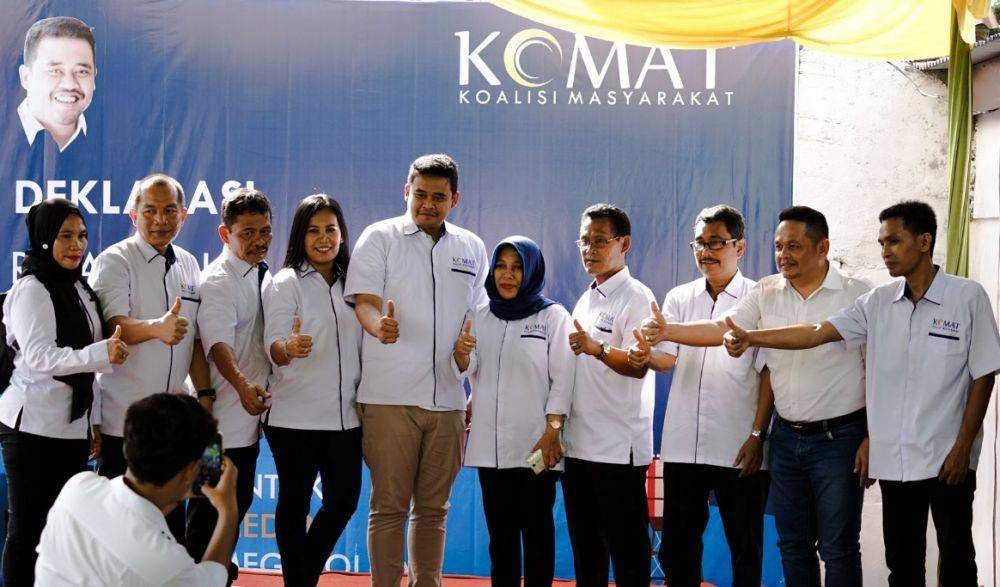 Komat deklarasikan dukungan Bobby Nasution jadi Wali Kota Medan (Dok. IDN Times)