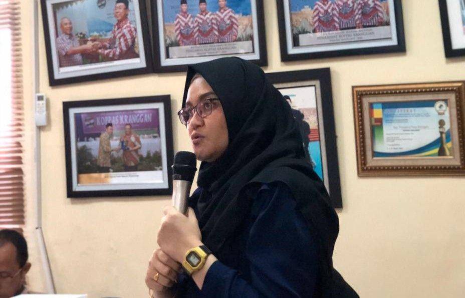 Dosen Universitas Mercu Buana Martina Shalaty Putri memberikan pengetahuan tentang personal branding (Dok.IDN Times/istimewa)