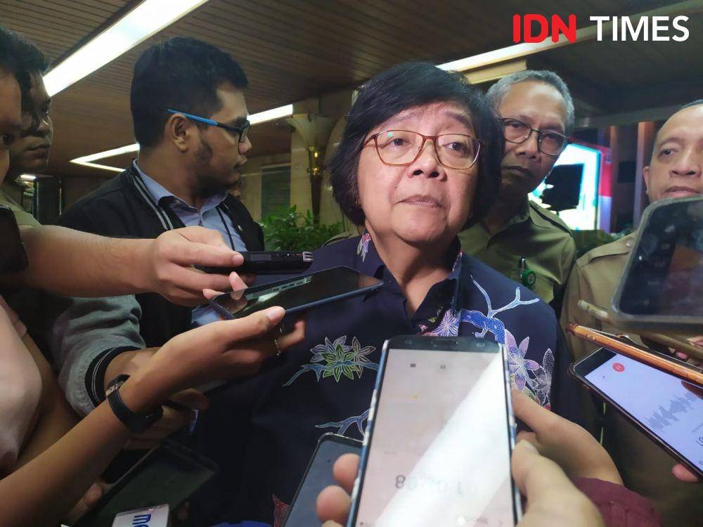 Menteri LHK Siti Nurbaya (IDN Times/Aldzah Fatimah Aditya)