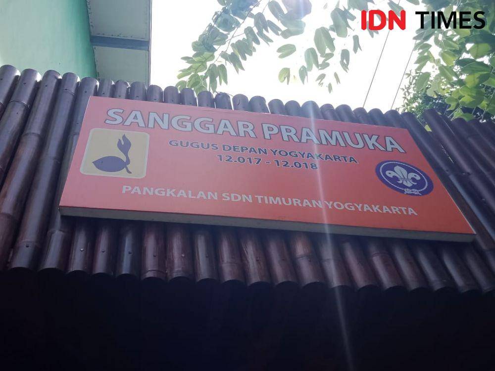 Sanggar Pramuka di SD N Timuran, Yogyakarta. IDN Times/Tunggul Kumoro