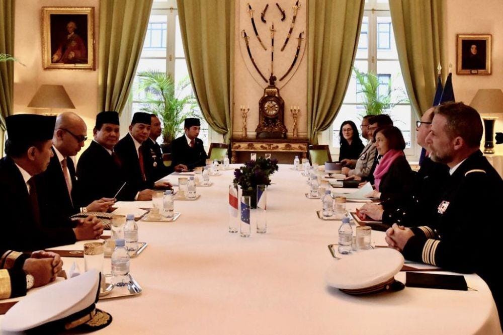 (Kunjungan Menhan Prabowo Subianto ke Prancis) Dokumentasi KBRI Prancis