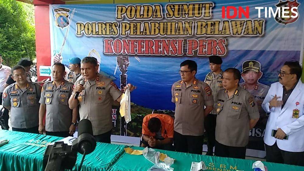 Kapolda Sumut Irjen Pol Martuani Sormin saat konfrensi pers soal pelaku curas (IDN Times/Fadli Syahputra)