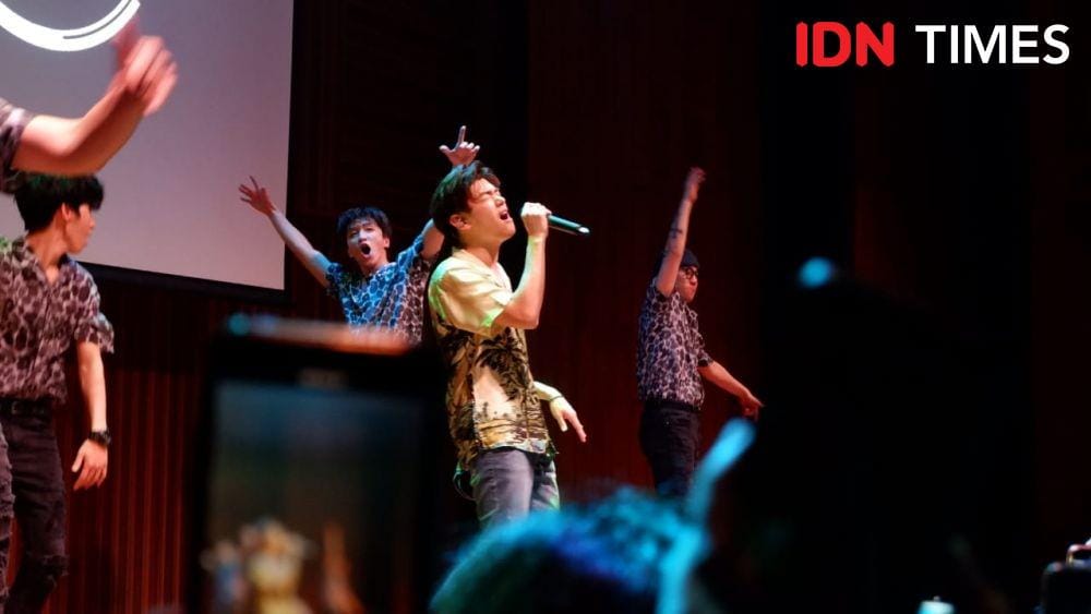Eric Nam saat konser Before We Begin di Jakarta. 13 Januari 2020. IDN Times/Rosita A.
