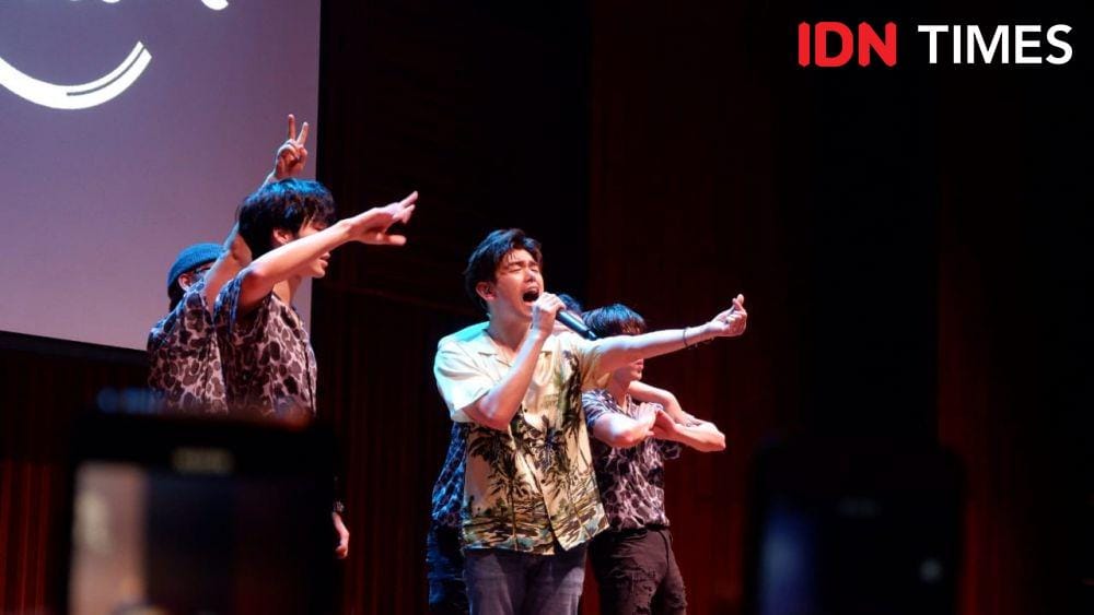 Eric Nam saat konser Before We Begin di Jakarta. 13 Januari 2020. IDN Times/Rosita A.