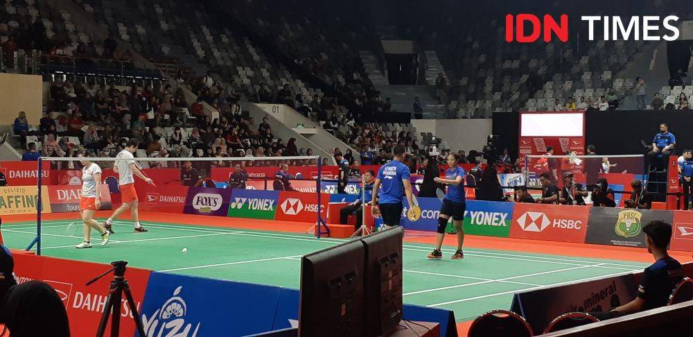 Pasangan Alfian Eko Prasetya/Annisa Saufika di Indonesia Masters 2020 (IDN Times/Margith Juita Damanik)
