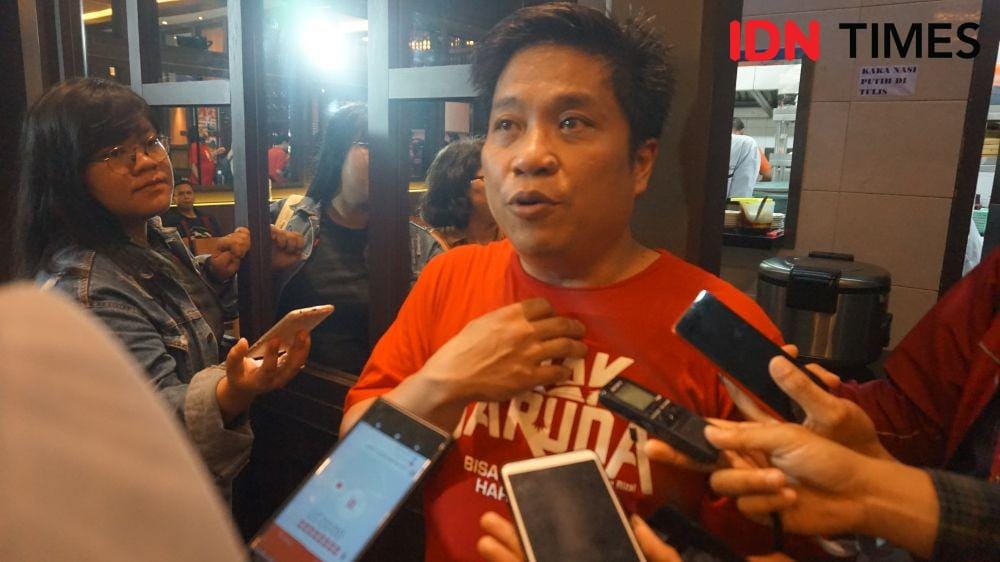 Koh Jul (Pendiri sekolah SPI) pada Press Conference film Anak Garuda di Ta Wan, Epicentrum Walk. 13 Januari 2020. IDNTimes/Anjani Eka Lestari