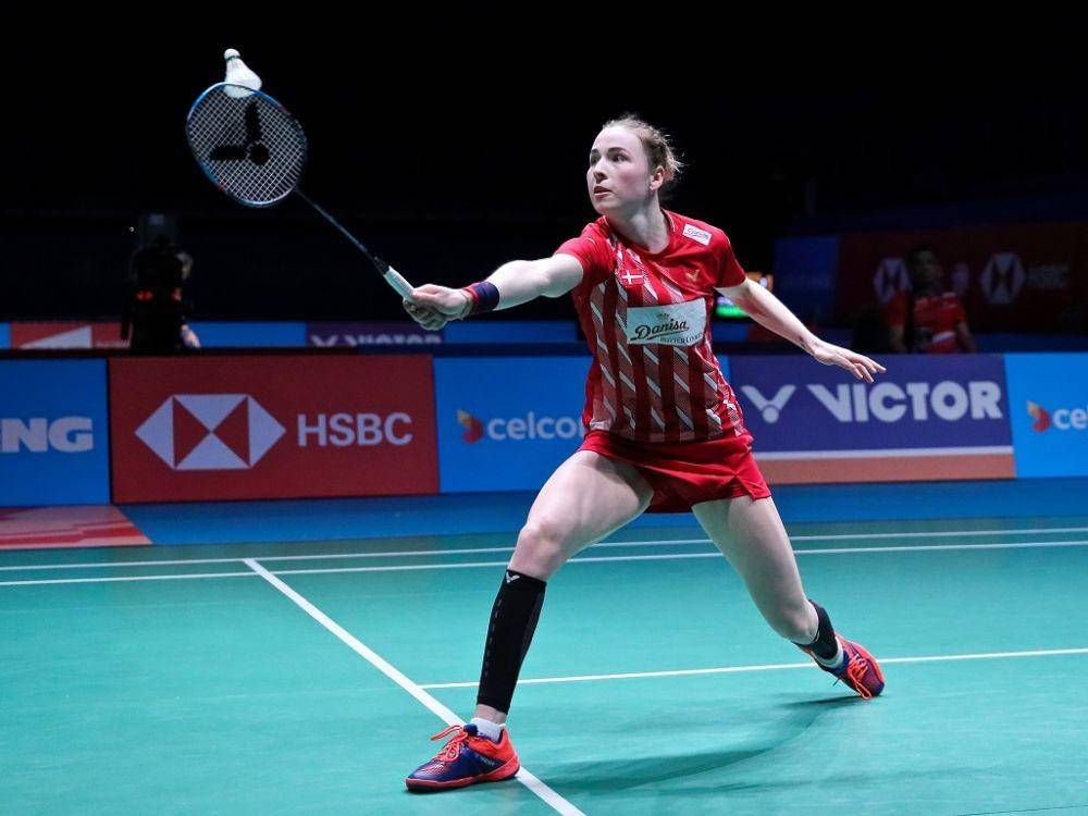 Tunggal putri Denmark, Line Hojmark. bwfbadminton.com