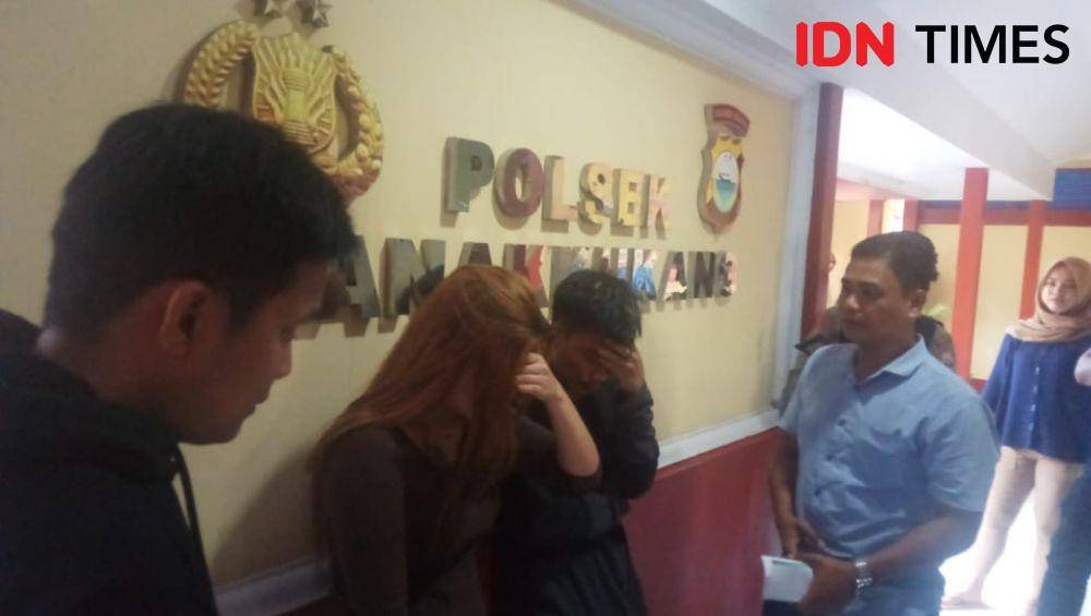 Pasutri diamankan di Mako Polsek Panakkukang / Sahrul Ramadan