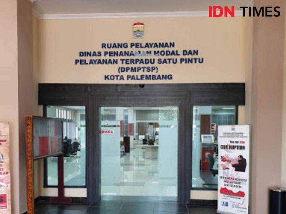 Gedung Dinas Penanaman Modal dan Pelayanan Terpadu Satu Pintu (DPM-PTSP) Palembang (IDN Times/Feny Maulia Agustin)