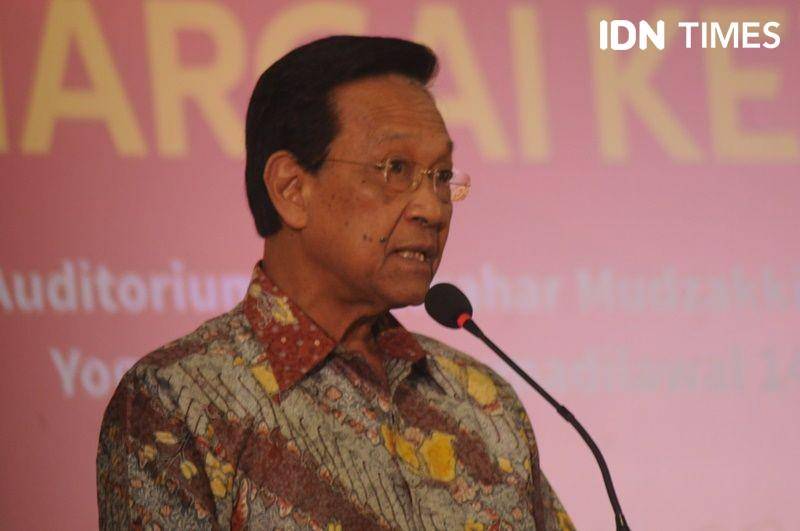 Sultan Hamengku Buwono X dalam Dialog Kebangsaan di Kampus UII, Sleman, 14 Januari 2020. IDN Times/Pito Agustin Rudiana