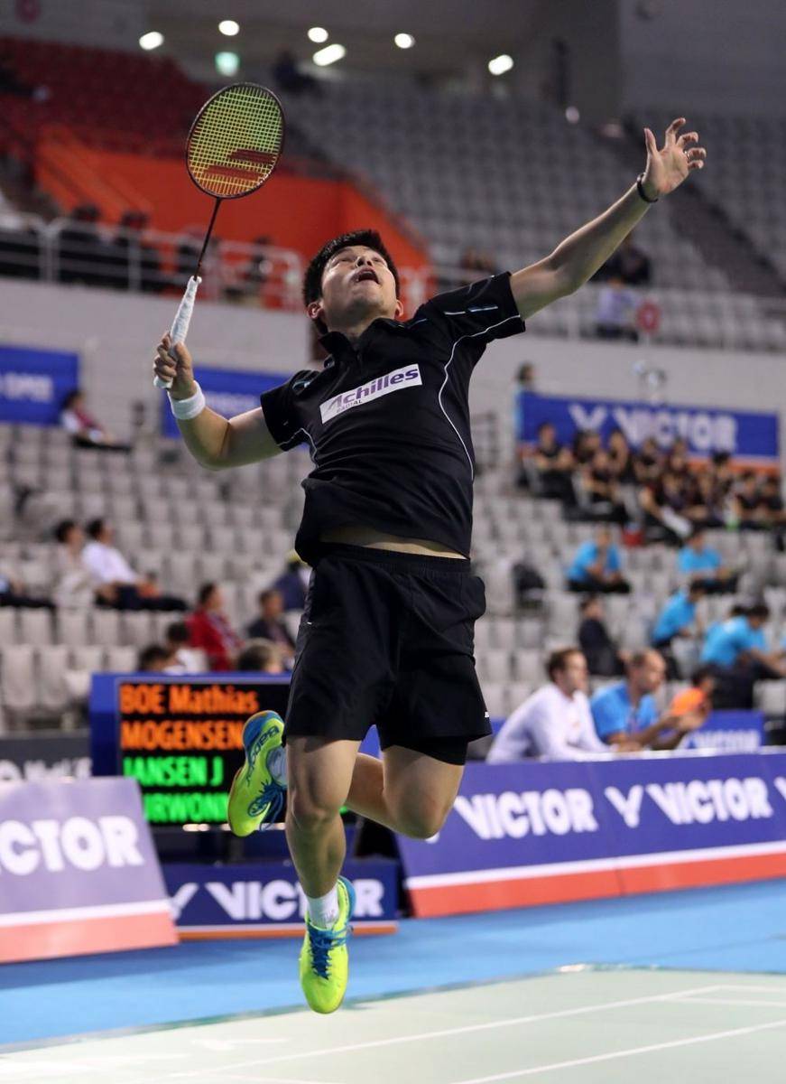 Salah satu pemain Jerman, Jones Ralfy Jansen merupakan pemain berdarah Indonesia. bwfbadminton.com