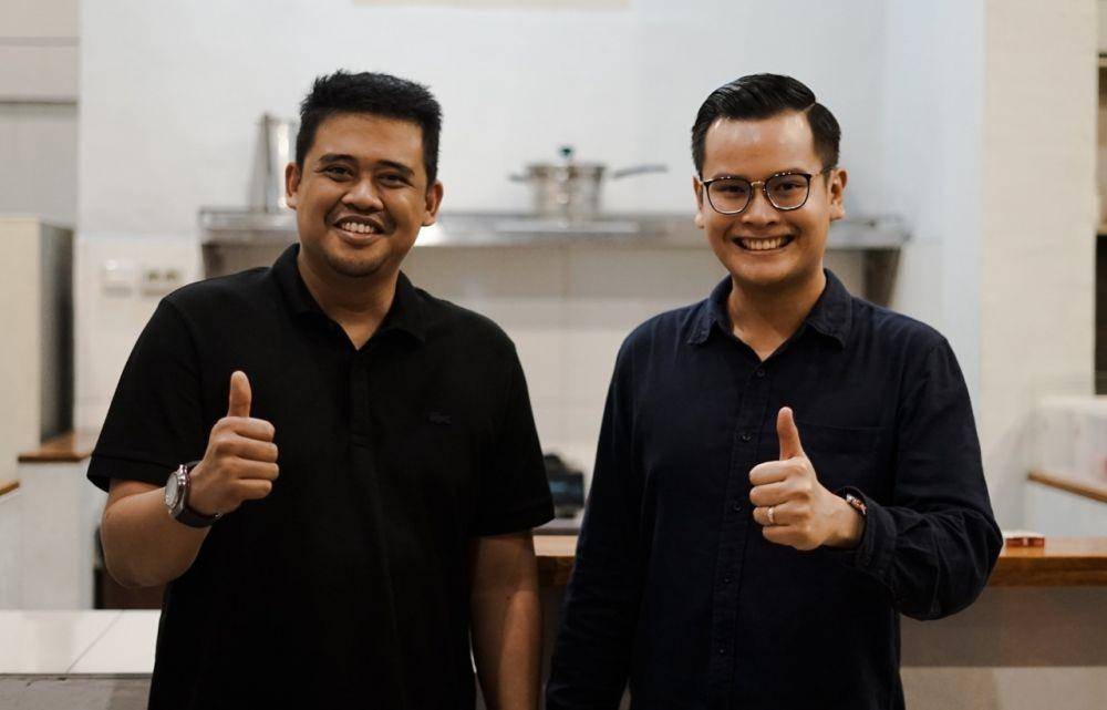Bobby Nasution (kiri) dan Motivator Muda Asia, Albert Masli siap untuk Kolaborasi Medan Berkah. (Dok. IDN Times)