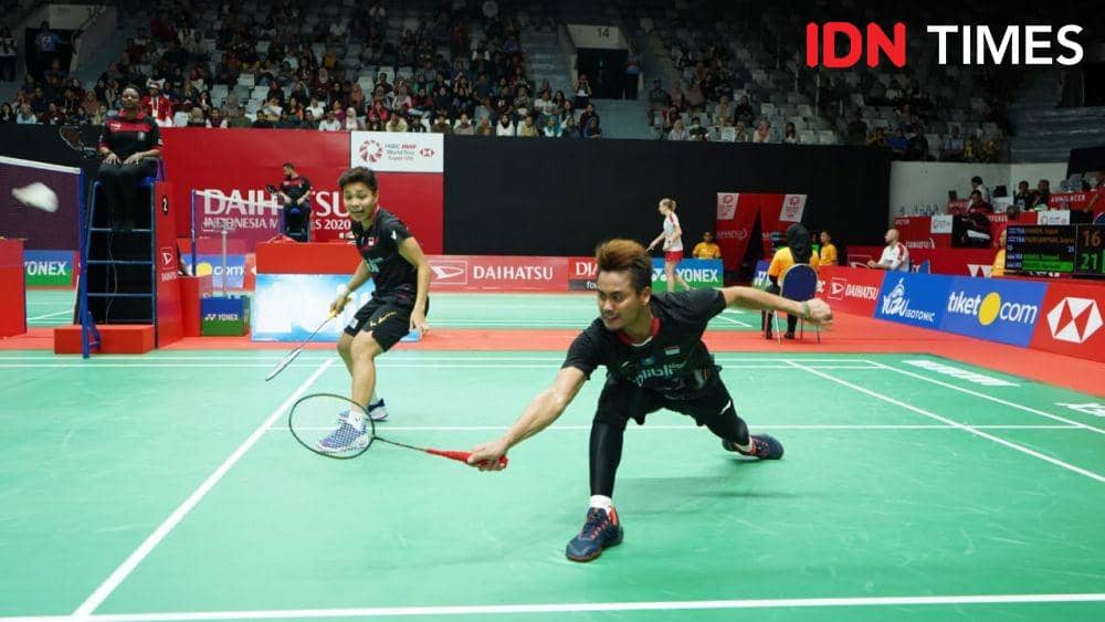 Debut pasangan ganda campuran baru Indonesia, Tontowi Ahmad/Apriyani Rahayu di Indonesia Masters 2020 (IDN Times/Reynaldy Wiranata)