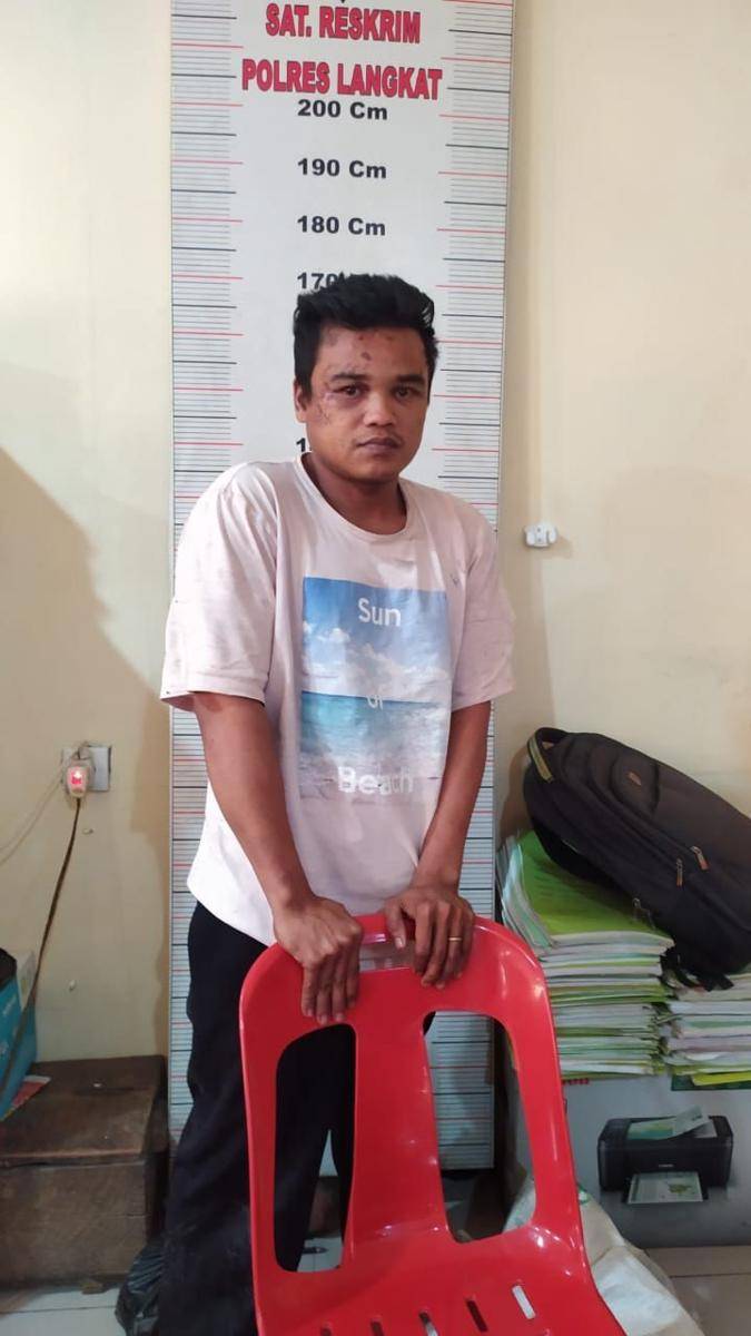 Salah seorang tersangka pasca kericuhan di Desa Tanjung Lenggang, Bahorok, Langkat (Dok.IDN Times/istimewa)