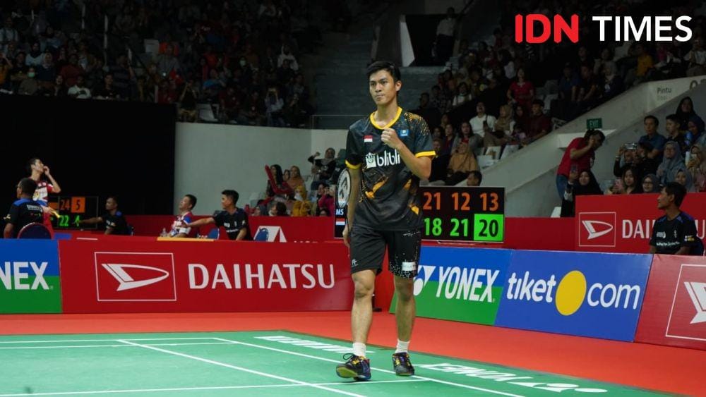 Shesar Hiren Rhustavito masih melaju di turnamen Indonesia Masters 2020 (IDN Times/Reynaldy Wiranata)