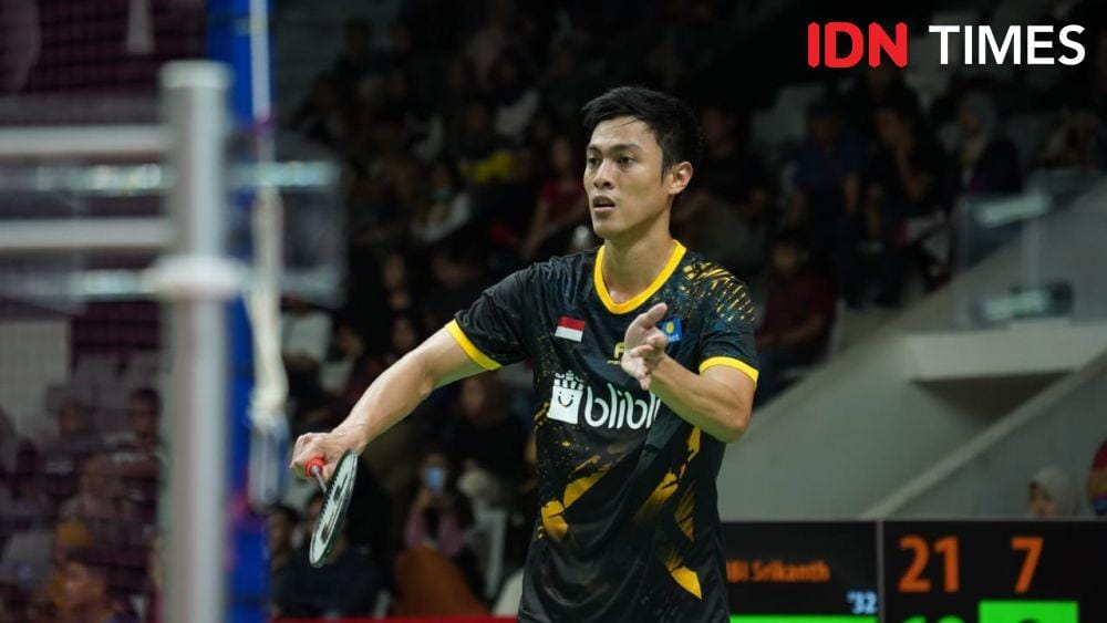 Shesar Hiren Rhustavito masih melaju di turnamen Indonesia Masters 2020 (IDN Times/Reynaldy Wiranata)