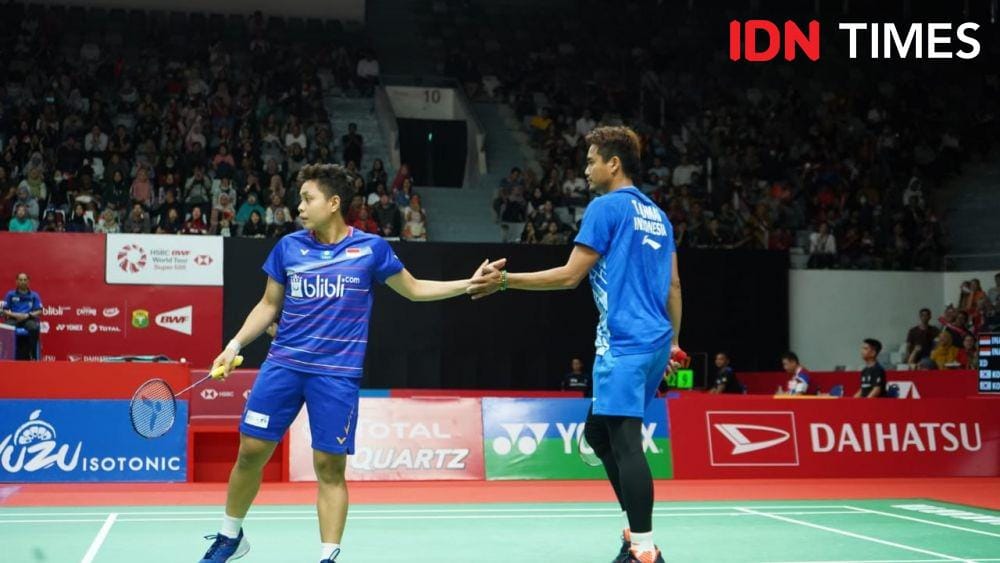 Tontowi Ahmad/Apriyani Rahayu lolos ke babak kedua Indonesia Masters 2020 (IDN Times/Reynaldy Wiranata)