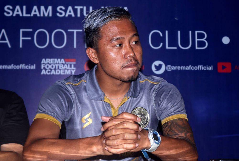Kishedya Hari Yudo resmi memperkuat Arema FC. Ia merupakan alumni dari Akademi Arema tahun 2011. IDN Times/ Alfi Ramadana