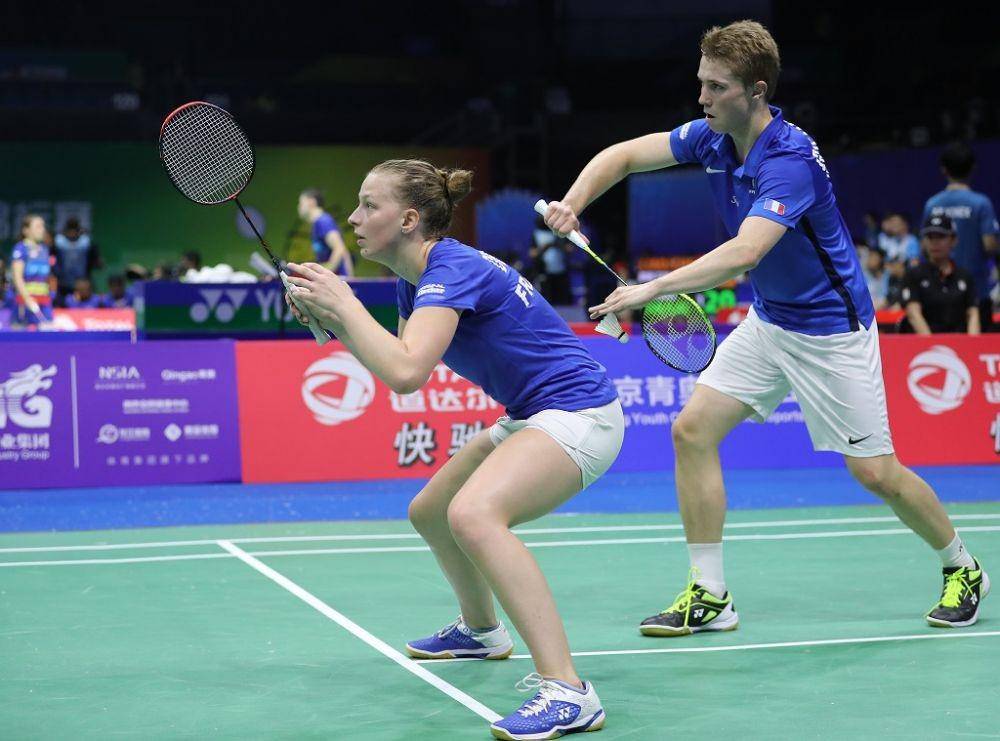 Ganda campuran Prancis, Thom Gicquel/Delphine Delrue. Bwfbadminton.com