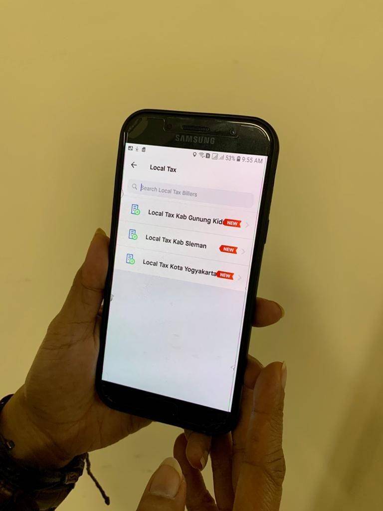 fitur GoBills pada aplikasi Gojek. Foto:ist