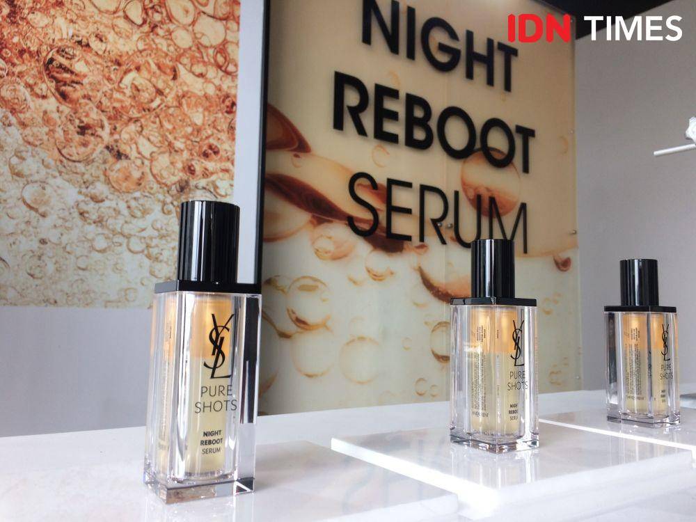 Night Reboot Serum merupakan salah satu produk dari rangkaian Pure Shots yang berbahan dasar kaktus. 15 Januari 2020. IDN Times/M. Tarmizi Murdianto