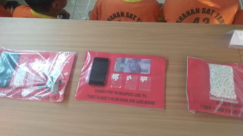 Barang bukti berupa pil dobel L yang diamankan polisi. IDN Times/Imron