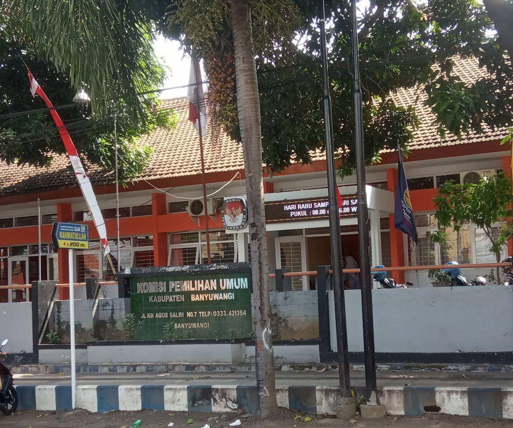 Kantor KPU Banyuwangi. IDN Times/Mohamad Ulil Albab