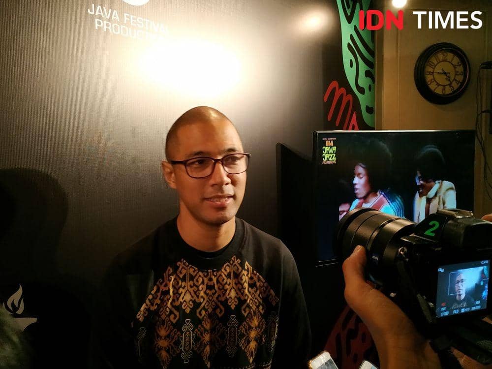 Marcell dalam press conference BNI JJF 2020 di Jakarta. 15 Januari 2020. IDN Times/Nadia Umara