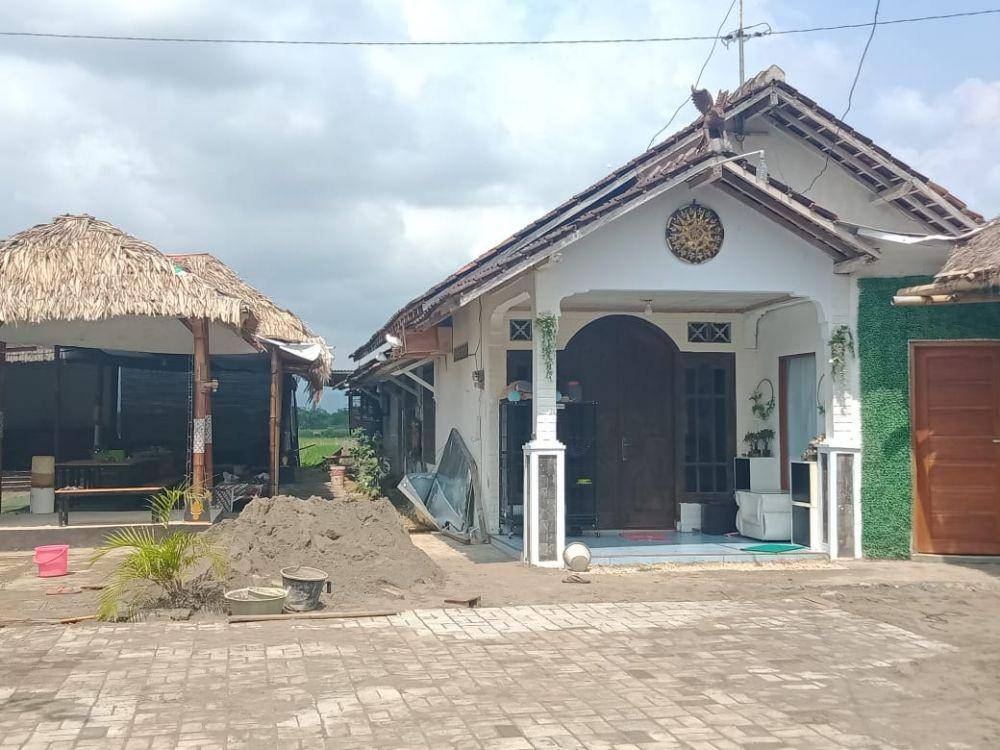 Rumah kontrakan Raja Keraton Agung Sejagad. Foto:ist