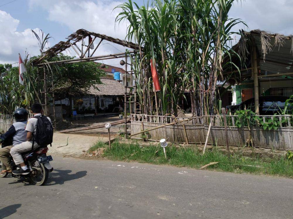Rumah kontrakan Raja Keraton Agung Sejagad. Foto:ist