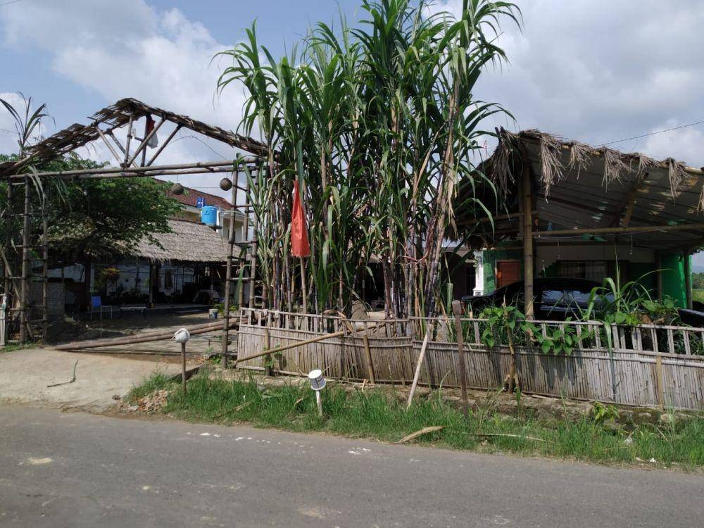 Rumah kontrakan Raja Keraton Agung Sejagad. Foto:ist