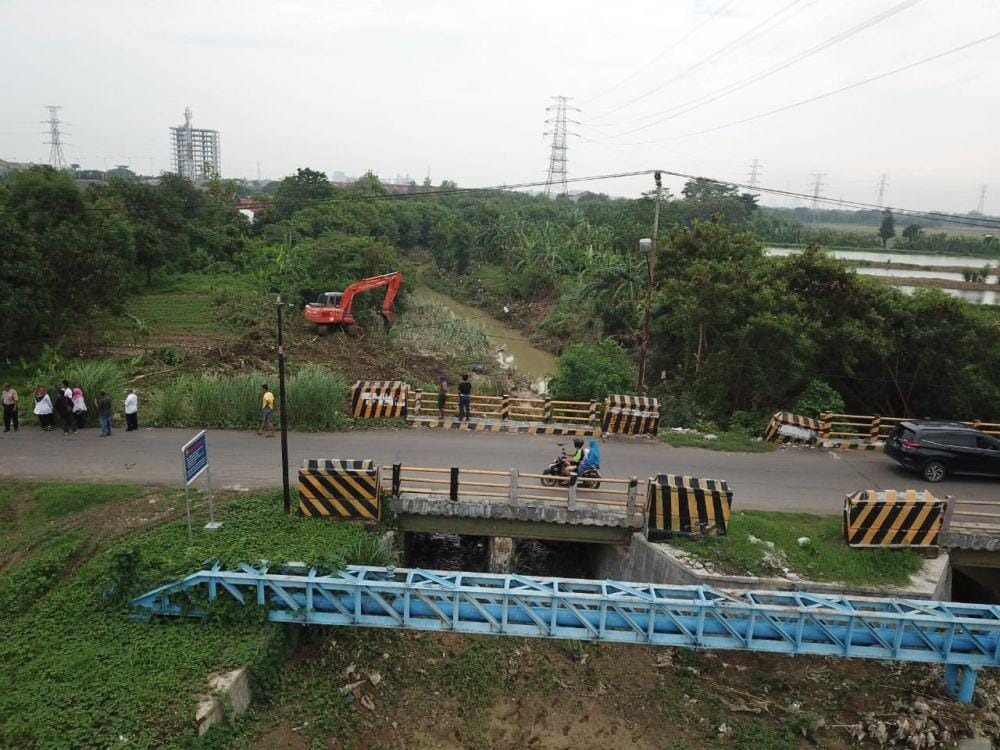 Sungai Cikalong Kota Cirebon. (Dok. Humas Pemkot Cirebon)