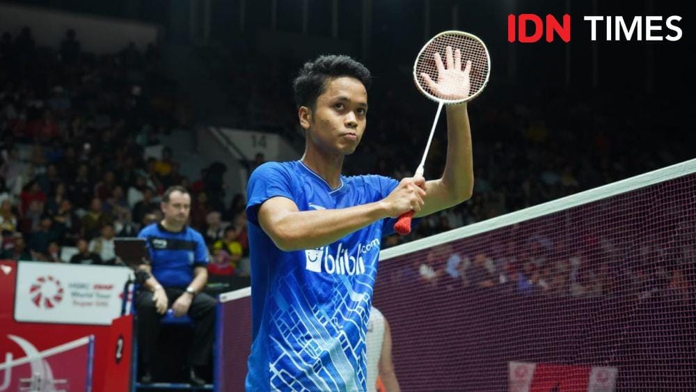 Anthony Sinisuka Ginting lolos ke babak kedua Indonesia Masters 2020 (IDN Times/Kevin Handoko)