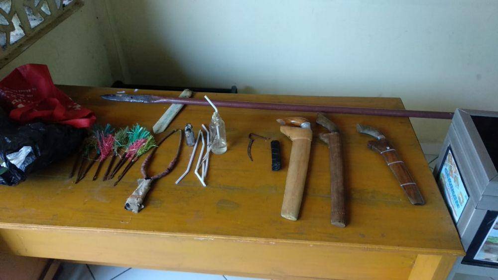 Barang bukti yang diamankan Polsek Tamalate. IDN Times / Istimewa