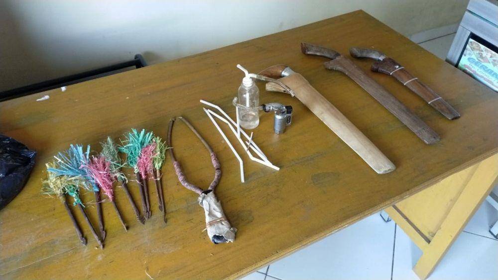 Barang bukti yang diamankan Polsek Tamalate. IDN Times / Istimewa