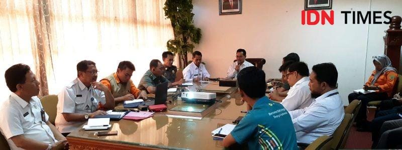 Sejumlah pejabat terkait di PPU mengikuti Rakor Kesiapsiagaan bencana (Dok BPBP PPU)