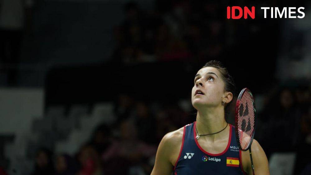 Tunggal putri Spanyol, Carolina Marin di Indonesia Masters 2020 (IDN Times/Reynaldy Wiranata)