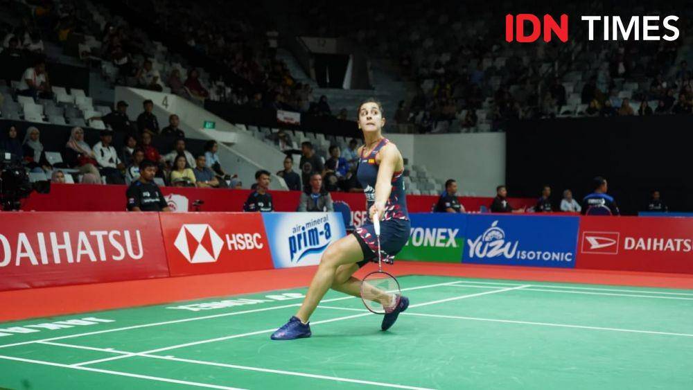 Tunggal putri Spanyol, Carolina Marin di Indonesia Masters 2020 (IDN Times/Reynaldy Wiranata)